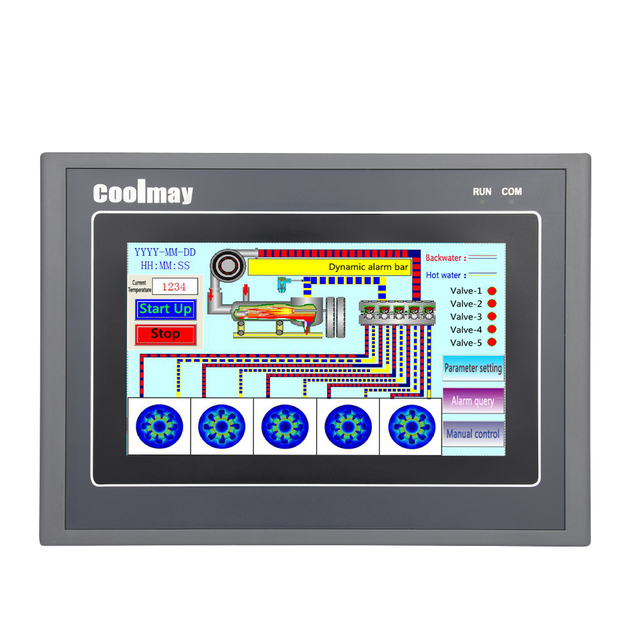 7 inch  plc programmable logic controller touchscreen  industrial all in one