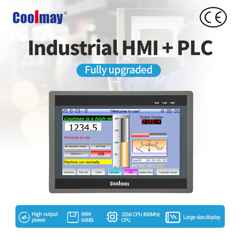 10 inch plc programmable logic controller touchscreen industrial all in one
